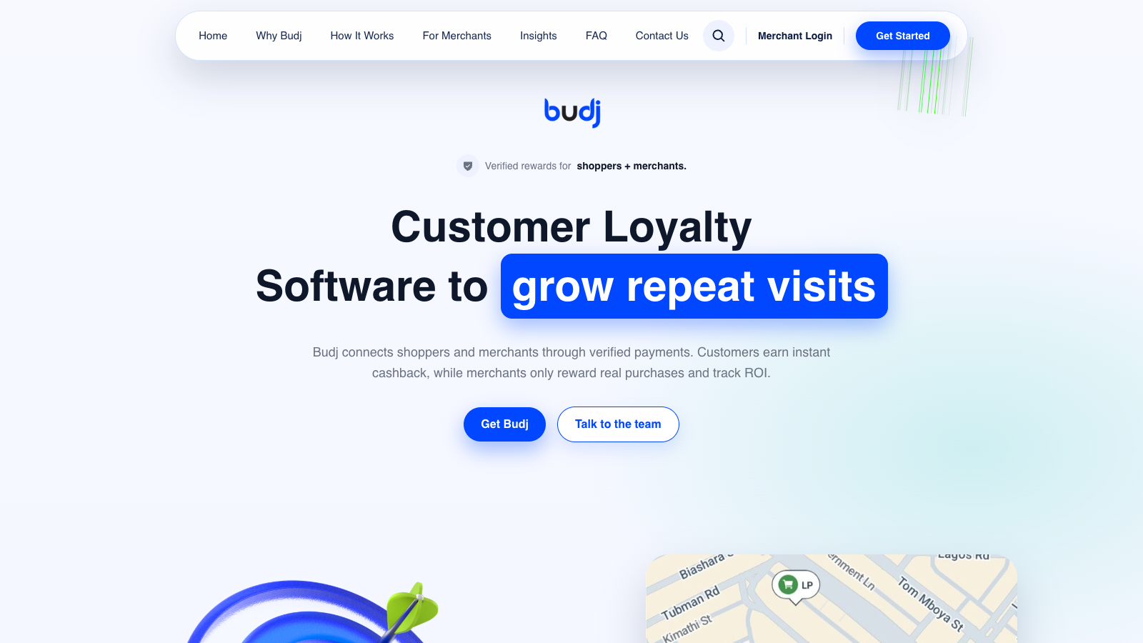 Budj product interface